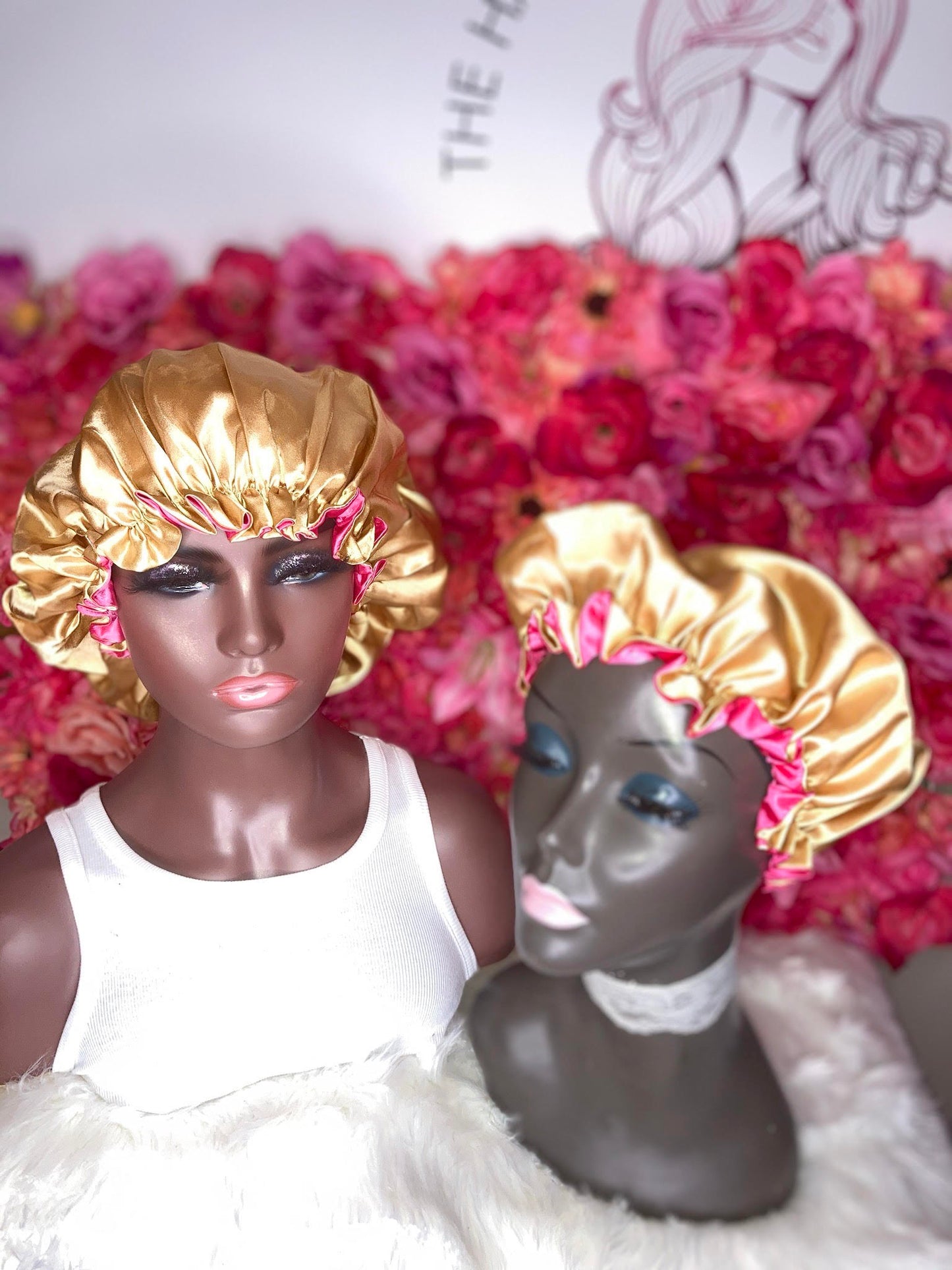 Double Satin Bonnets